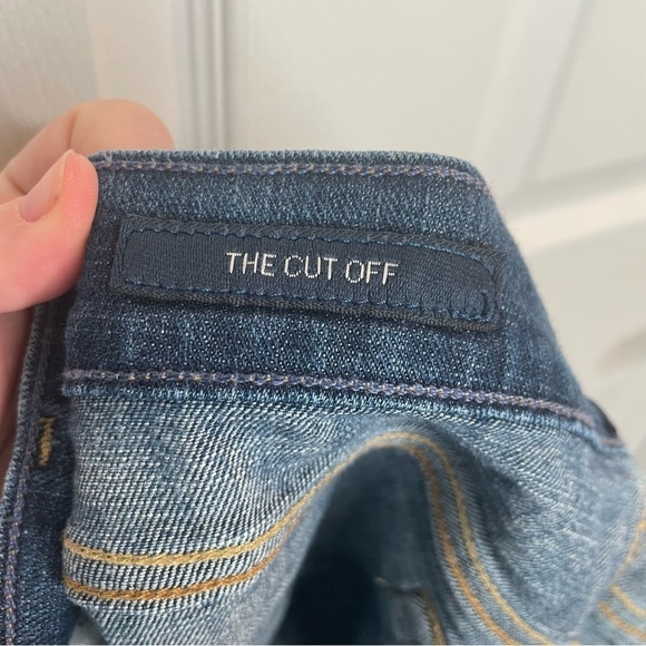 Lucky Brand Rosewood The Cutoff Frayed Embroidered Stretch Jean Shorts 12/31 - Picture 12 of 16